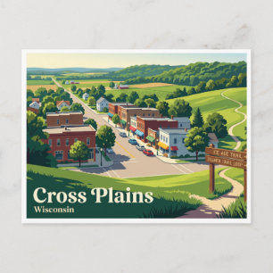 Cross Plains, Wisconsin Postcard