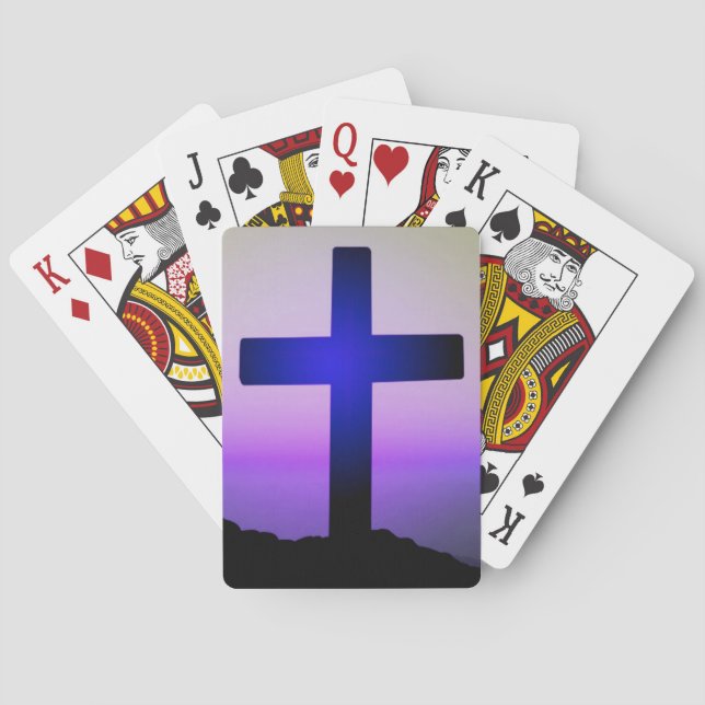 Cross Playing Cards Religious (Back)