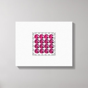Cross Repeat Canvas Print