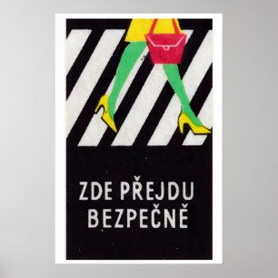 Cross Road Safely - Matchbox Print - Aesthetic