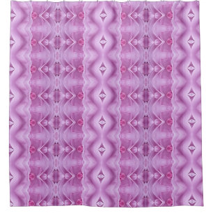 Cross Rose Ikat Shower Curtain