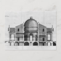 Cross-section of the Villa Rotonda near