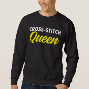 Cross Stitch Cross Stitching Craft Sweatshirt