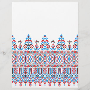 Cross-stitch design flyer