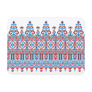 Cross-stitch design magnet