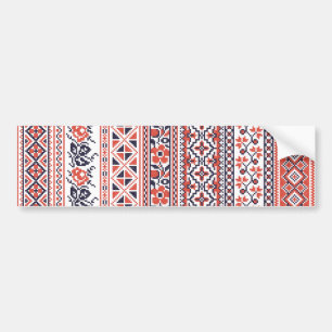 Cross-stitch design Patterns Bumper Sticker