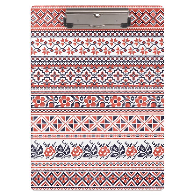 Cross-stitch design Patterns Clipboard (Front)