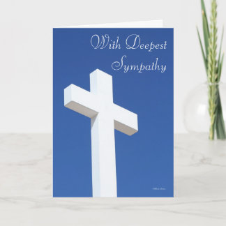 Cross Sympathy Card