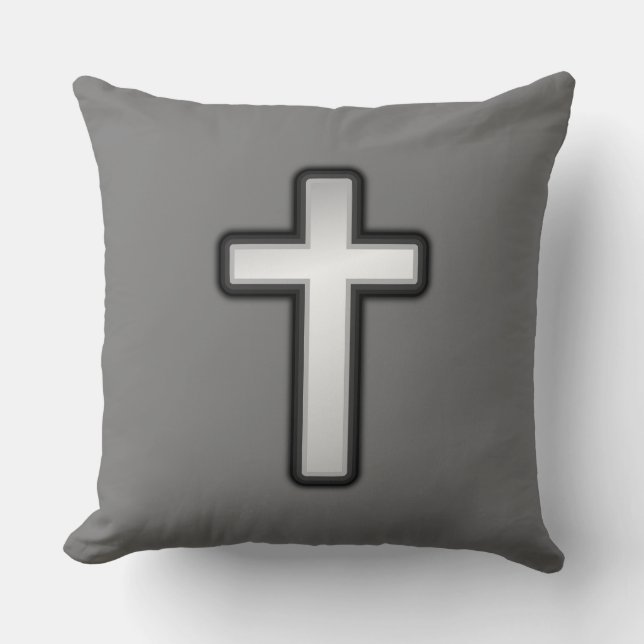 Cross Throw Pillow (Front)