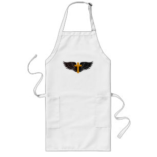 Cross Wing Long Apron