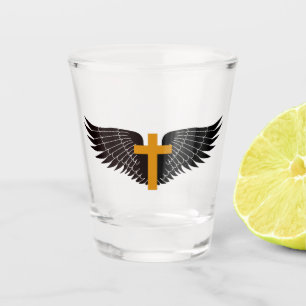 Cross Wing Shot Glass