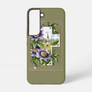 Cross With Church And Flowers Samsung Galaxy Case