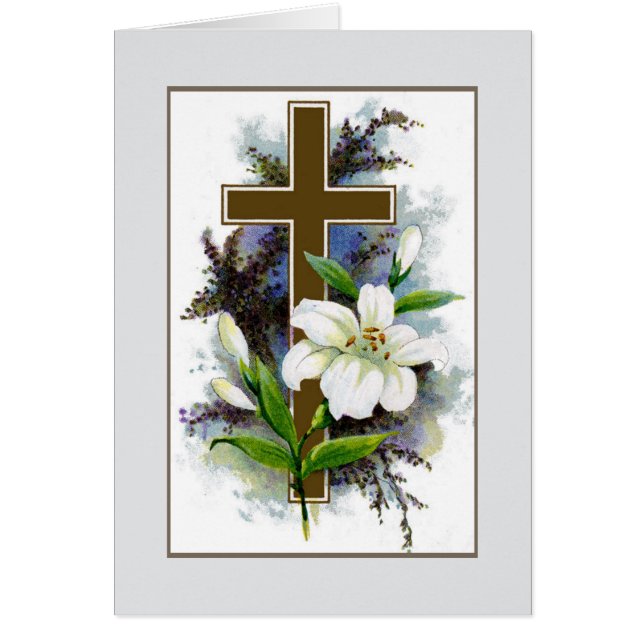 Cross With Flowers (Front)