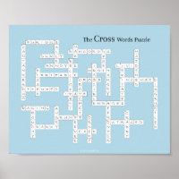 Cross Words Puzzle Grumpy Vocabulary Humour Blue