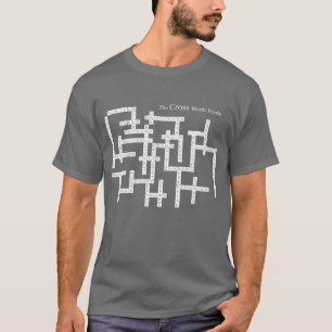 Cross Words Puzzle Grumpy Vocabulary Humour T-Shirt