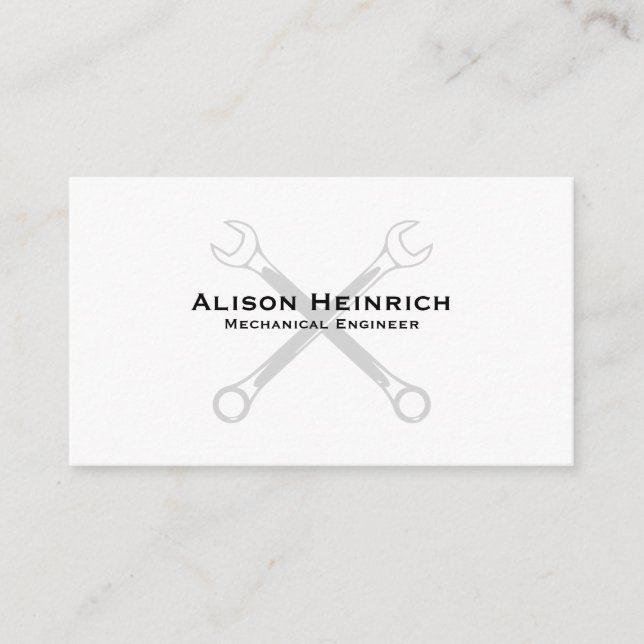 Cross Wrenches Business Card (Front)