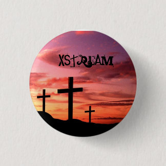 cross, Xstream. - Customised 3 Cm Round Badge