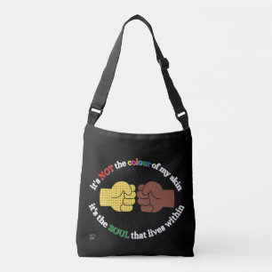 crossbody bag  "END RACISM"