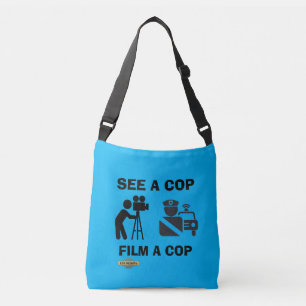 crossbody bag "SEE A COP FILM A COP"