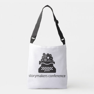 Crossbody Bag with Black Logo