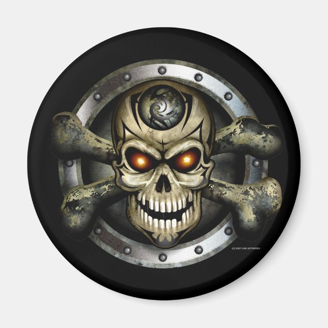 Crossbones Magnet (Front)