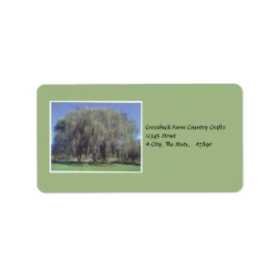Crossbuck Farm Country Crafts Address Label