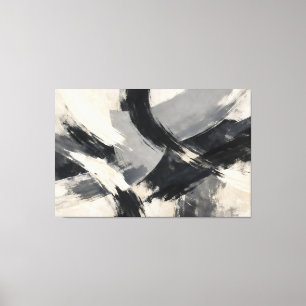 Crosscurrents in Ash Canvas Print