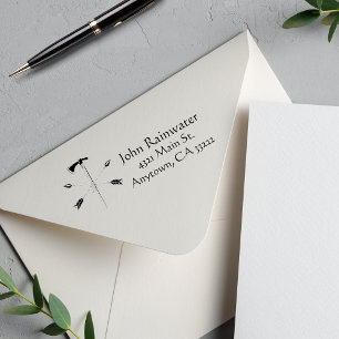 Crossed Arrows & Axe Personalised Self-inking Stamp