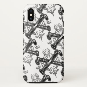 Crossed bone filigree Case-Mate iPhone case