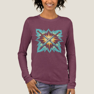 Crossed Fantasy Arrows with Glowing Energy – Dynam Tri-Blend Shirt