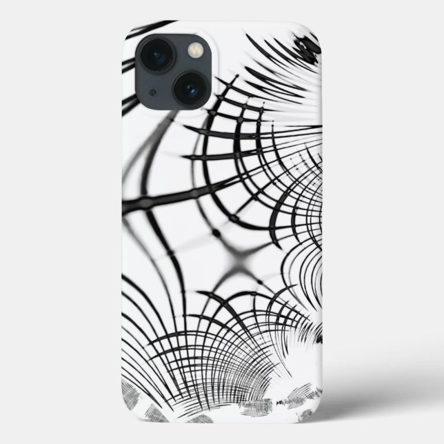 Crossed grey lines remind us of drawings of claw Case-Mate iPhone case (Back)