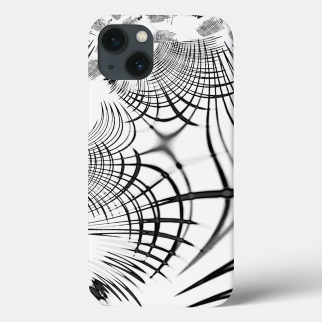 Crossed grey lines remind us of drawings of claw Case-Mate iPhone case (Back)