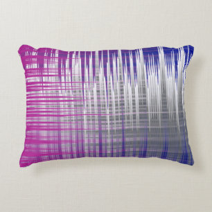 crossed lines decorative cushion