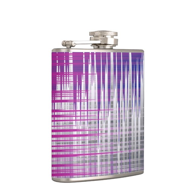 crossed lines hip flask (Right)