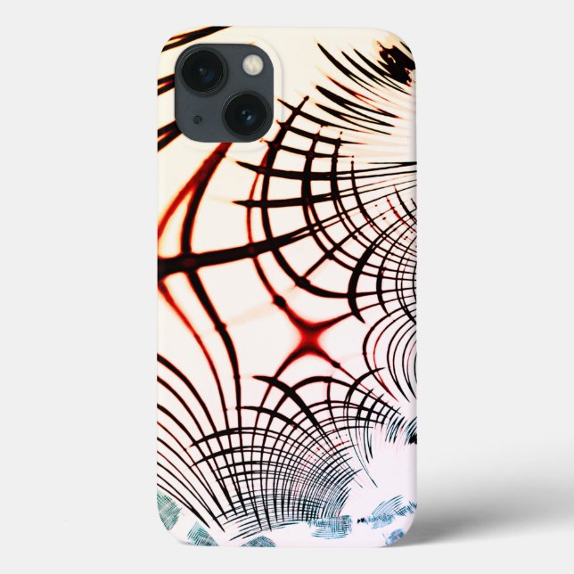 Crossed lines of varied colours in light backgroun Case-Mate iPhone case (Back)