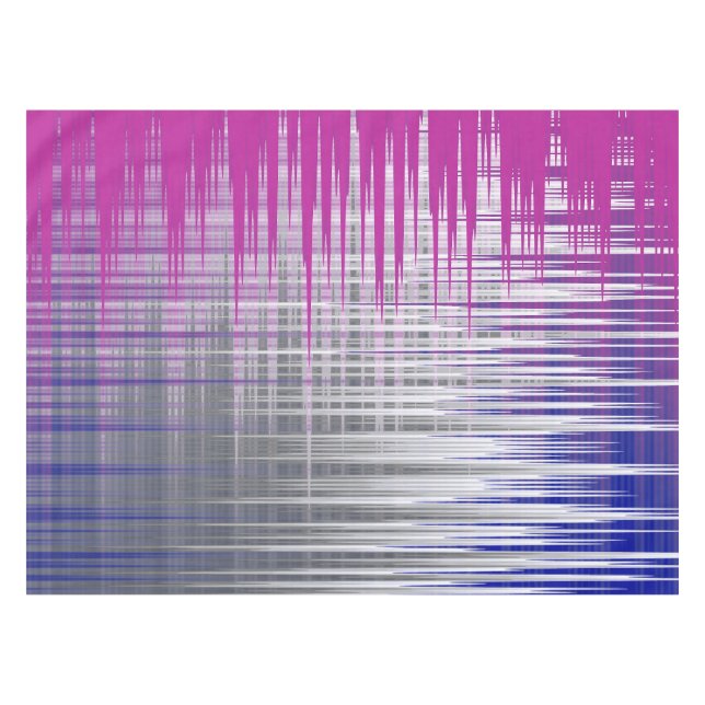 crossed lines tablecloth (Front (Horizontal))