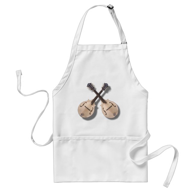 CROSSED MANDOLINS -APRON STANDARD APRON (Front)
