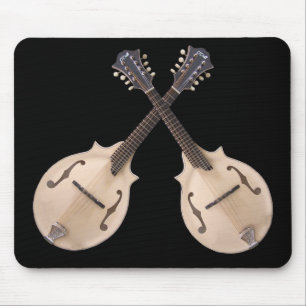 CROSSED MANDOLINS-MOUSEPAD MOUSE PAD