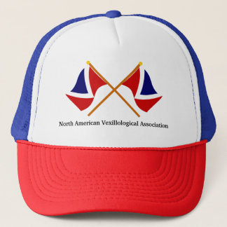 Crossed NAVA Flags with Text Trucker Hat