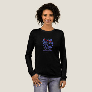 Crossed-out good, bold bad — cheeky witch vibes Tri-Blend shirt