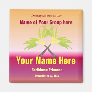 Crossed Palms Grou[ Cruise Magnet