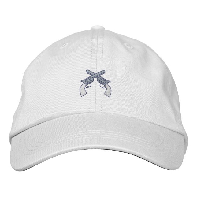 Crossed Pistols Embroidered Hat (Front)