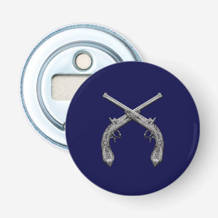Crossed Pistols Navy Bottle Opener
