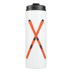 Crossed Ski Thermal Tumbler