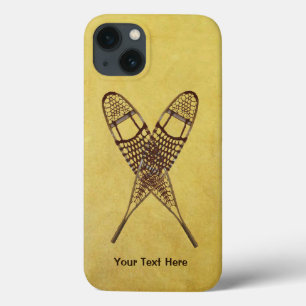 Crossed Snowshoes iPhone 13 Case