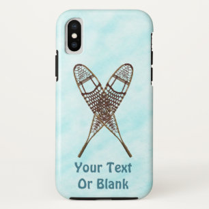 Crossed Snowshoes On Snow Case-Mate iPhone Case