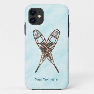 Crossed Snowshoes On Snow Case-Mate iPhone Case