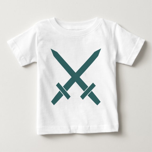 Crossed Swords Baby T-Shirt (Front)