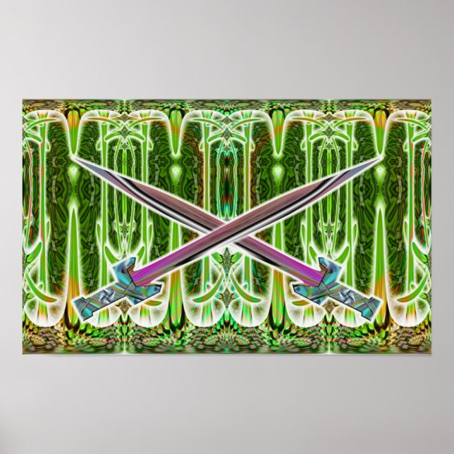 Crossed Swords  Print (Front)