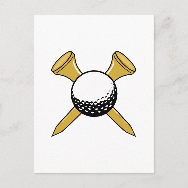 Crossed T's & Ball Postcard (Front)